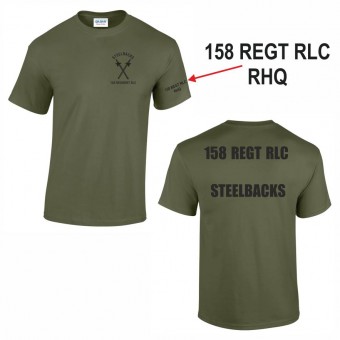 158 Regiment RLC Cotton Teeshirt - RHQ